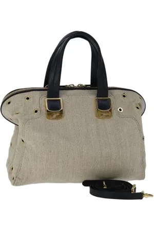 Fendi Pre-owned, Kobieta, Beżowy, ONE SIZE, Pre-owned Canvas handbags