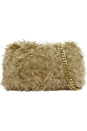 Burberry Pre-owned, Kobieta, brązowy, ONE SIZE, Wełna, Pre-owned Fabric crossbody-bags