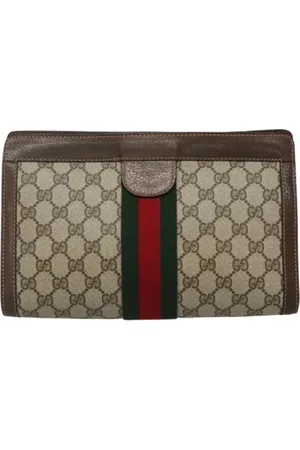 Gucci Pre-owned, Kobieta, Beżowy, ONE SIZE, Skóra, Pre-owned Leather clutches