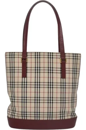 Burberry Pre-owned, Kobieta, Beżowy, ONE SIZE, Pre-owned Canvas shoulder-bags