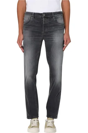 PT Torino Jeansy, Mężczyzna, Czarny, W35, Ciemny Kolor Slim Fit Jeansy Stylowe Wygodne
