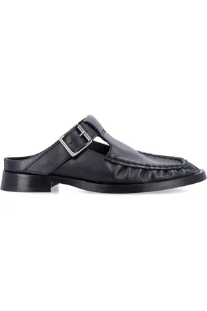 Miista Buty, Kobieta, Czarny, 39 EU, Czarne Zapięte Klapki Buty