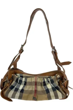Burberry Pre-owned, Kobieta, brązowy, ONE SIZE, Skóra, Pre-owned Canvas shoulder-bags