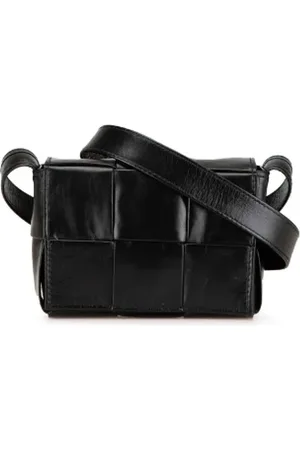 Bottega Veneta Pre-owned, Kobieta, Czarny, ONE SIZE, Skóra, Pre-owned Leather crossbody-bags
