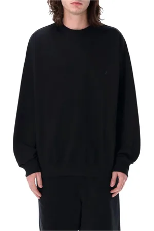 Y-3 Bluzy, Mężczyzna, Czarny, L, Czarny Sweter w luźnym fasonie
