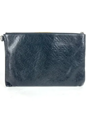 Burberry Pre-owned, Kobieta, Czarny, ONE SIZE, Skóra, Pre-owned Leather clutches