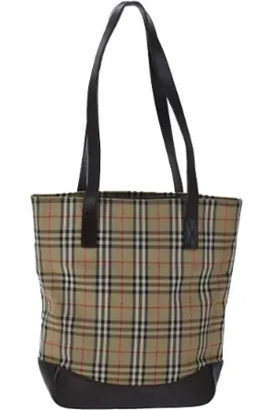 Burberry Pre-owned, Kobieta, Beżowy, ONE SIZE, Pre-owned Canvas totes