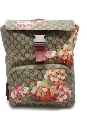 Gucci Pre-owned, Kobieta, Wielobarwność, ONE SIZE, Pre-owned Canvas backpacks