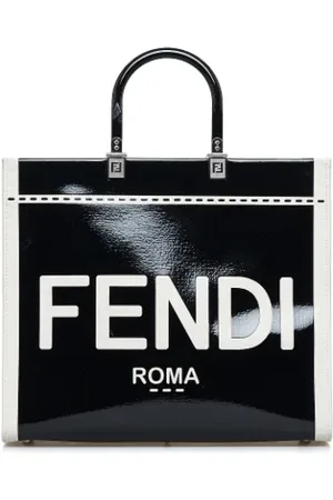 トートバッグ FENDI SUNSHINE FF MEDIUM SHOPPER BAG Fendi Sunshine Medium Fabric Brown | Fendi