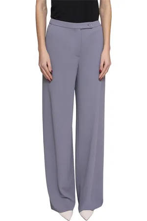 Emporio Armani Spodnie, Kobieta, Niebieski, S, Mineral Grey Spodnie Damskie