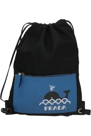 Prada Pre-owned, unisex, Czarny, ONE SIZE, Pre-owned Fabric backpacks