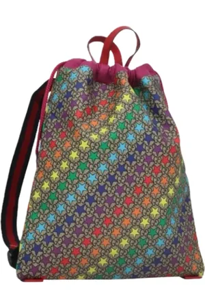 Gucci Pre-owned, Kobieta, Wielobarwność, ONE SIZE, Skóra, Pre-owned Leather backpacks