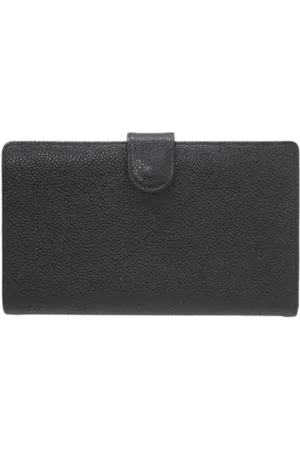 CHANEL Pre-owned, Kobieta, Czarny, ONE SIZE, Skóra, Pre-owned skórzane portfele