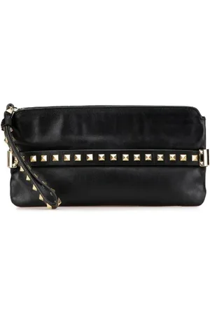 VALENTINO Pre-owned, Kobieta, Czarny, ONE SIZE, Skóra, Pre-owned Leather clutches