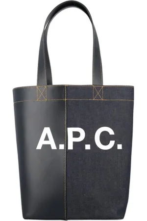 A.P.C. Torebki, Kobieta, Niebieski, ONE SIZE, Niebieska Torba Torebka Skórzana