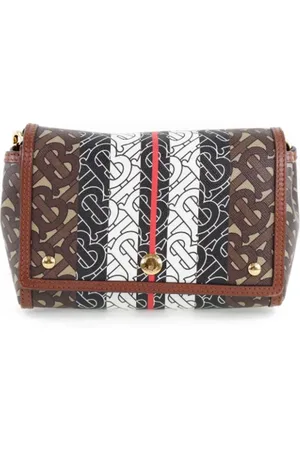 Burberry Pre-owned, Kobieta, Wielobarwność, ONE SIZE, Pre-owned Canvas shoulder-bags