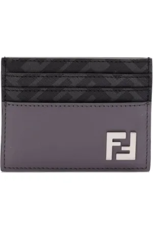 Fendi Akcesoria, Mężczyzna, Czarny, ONE SIZE, Czarne Portfele dla Mężczyzn