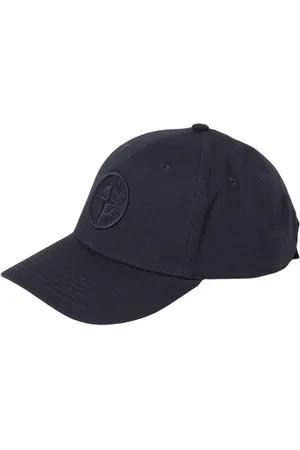 Stone Island Akcesoria, Mężczyzna, Niebieski, ONE SIZE, Niebieska Czapka Baseballowa z Logo Stylowy Kapelusz