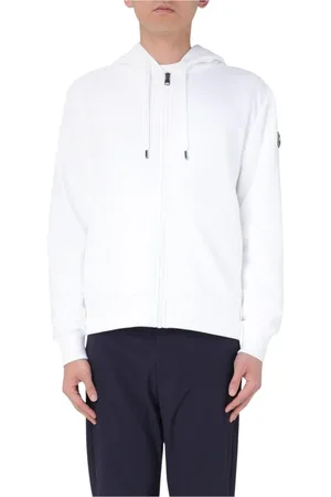 Colmar Bluzy, Mężczyzna, Biały, XL, Czarny Zip Up Hoodie Activewear