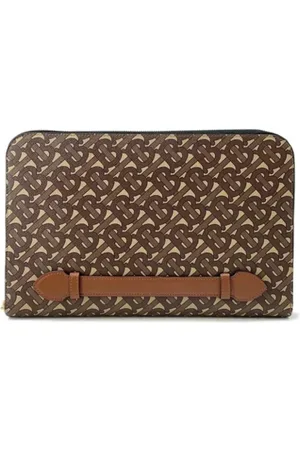 Burberry Pre-owned, Kobieta, brązowy, ONE SIZE, Pre-owned Canvas clutches