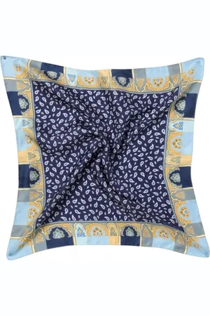 Etro Akcesoria, Mężczyzna, Niebieski, ONE SIZE, Paisley Jedwabny Szalik Szyi Niebieski