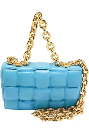 Bottega Veneta Pre-owned, Kobieta, Niebieski, ONE SIZE, Pre-owned Skórzane torebki