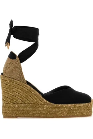 Castaner Buty, Kobieta, Czarny, 40 EU, Czarne koturny Chiara Platforma
