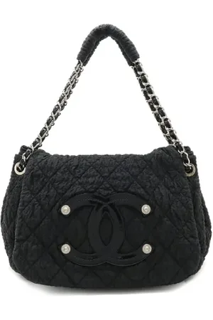 CHANEL Pre-owned, Kobieta, Czarny, ONE SIZE, Nylon, Pre-owned Canvas chanel-bags