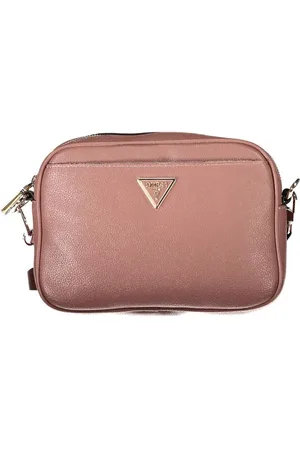 Guess Torebki, Kobieta, brązowy, ONE SIZE, Len, Różowa Torba na Ramię z Polietylenu