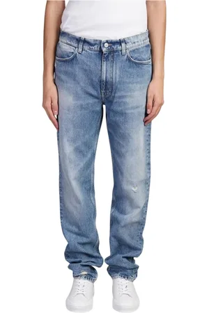 Givenchy Jeansy, Mężczyzna, Niebieski, W34, Jasne Straight Leg Jeansy