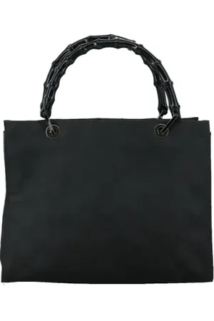 Gucci Pre-owned, Kobieta, Czarny, ONE SIZE, Bambus, Pre-owned Canvas gucci-bags