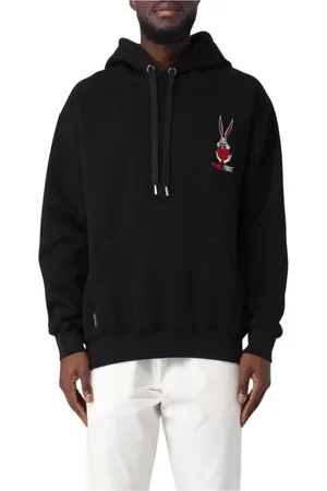 Family First Bluzy, Mężczyzna, Czarny, L, Czarna Bluza Bugs Bunny Styl