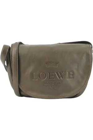 Loewe Pre-owned, Kobieta, brązowy, ONE SIZE, Skóra, Pre-owned skórzane torby na ramię
