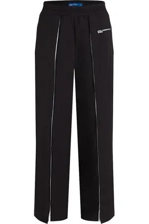 Karl Lagerfeld Spodnie, Kobieta, Czarny, XS, Bawełna, Spodnie Czarne