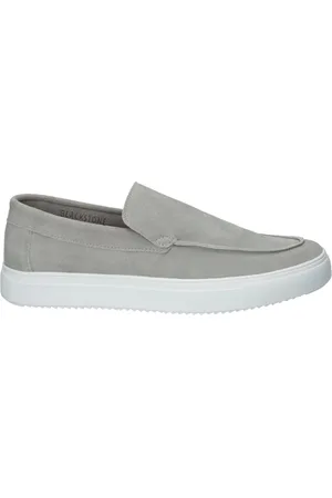 Blackstone Buty, Mężczyzna, Szary, 44 EU, Barron - Ciment - Slip-ons