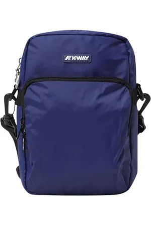 K-Way Torebki, Mężczyzna, Niebieski, ONE SIZE, Stylowa torba na ramię wodoodporna