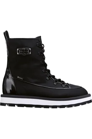 Högl Buty, Kobieta, Czarny, 36 EU, Zimowe buty z futrem z owcy i Gore-Texem