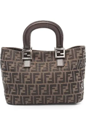 Fendi Pre-owned, Kobieta, brązowy, ONE SIZE, Skóra, Pre-owned Canvas handbags