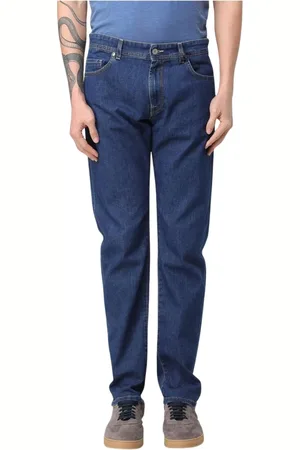 BROOKSFIELD Jeansy, Mężczyzna, Niebieski, W36, Denim, Klasyczne Straight Leg Jeansy dla Mężczyzn