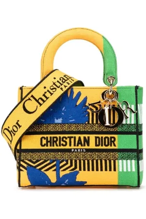 Dior Pre-owned, Kobieta, Żółty, ONE SIZE, Pre-owned Canvas handbags