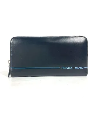 Prada Pre-owned, Kobieta, Czarny, ONE SIZE, Skóra, Pre-owned skórzane portfele