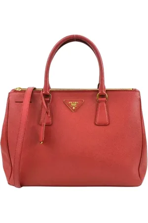 Prada Pre-owned, Kobieta, Czerwony, ONE SIZE, Skóra, Pre-owned Leather prada-bags