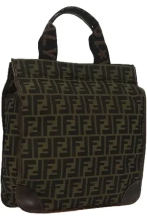Fendi Pre-owned, Kobieta, brązowy, ONE SIZE, Skóra, Pre-owned Canvas handbags