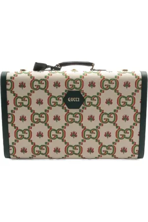 Gucci Pre-owned, Kobieta, Wielobarwność, ONE SIZE, Skóra, Pre-owned Canvas travel-bags