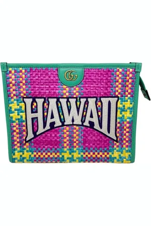 Gucci Pre-owned, Kobieta, Wielobarwność, ONE SIZE, Skóra, Pre-owned Leather clutches
