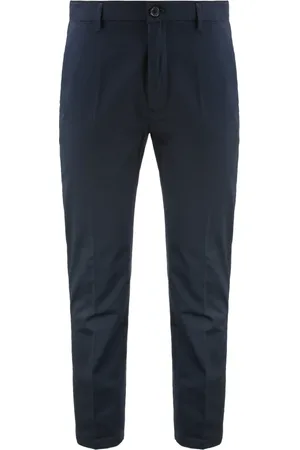 DEPARTMENT FIVE Spodnie, Mężczyzna, Niebieski, W35, Spodnie Chino z Kieszeniami