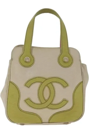 CHANEL Pre-owned, Kobieta, Beżowy, ONE SIZE, Pre-owned Canvas handbags