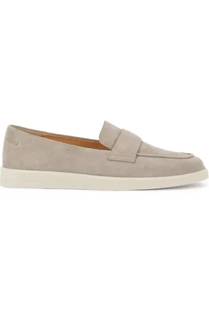 Kazar Buty, Kobieta, Beżowy, 41 EU, Zamsz, Beżowe zamszowe slip-on półbuty