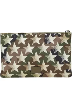 VALENTINO Pre-owned, Kobieta, brązowy, ONE SIZE, Skóra, Pre-owned Canvas clutches