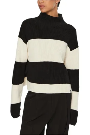 Calvin Klein Swetry, Kobieta, Czarny, M, Pasatka z Poliestru